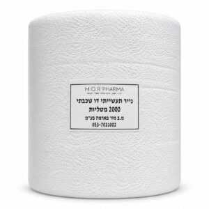 נייר תעשייתי תאיית דו שכבתי - 2000 מטליות